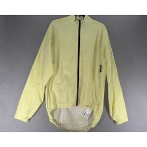 SUGOI Zap Cycling Jacket Mens L Reflective Windbreaker High Visibility READ